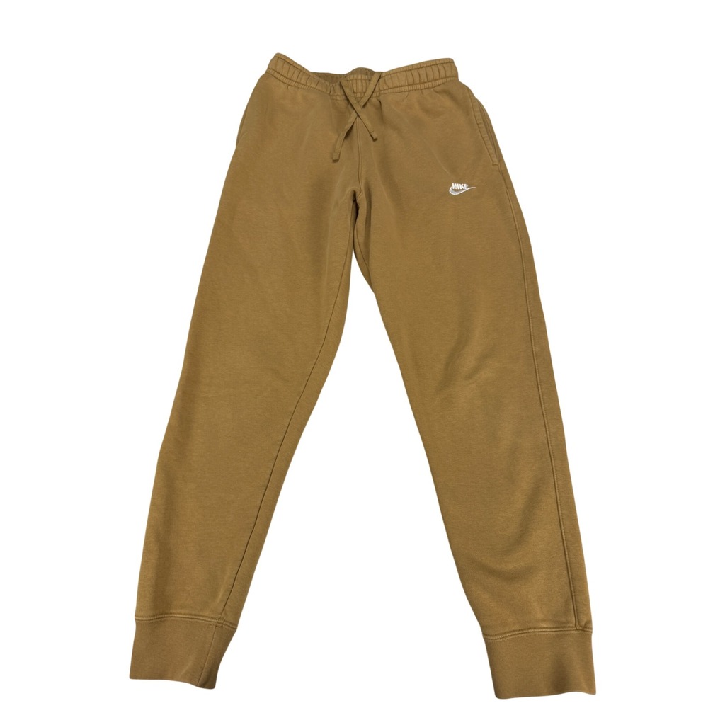 Nike Sportswear Club Fleece Joggers Brown Khaki Womens Small BV2671-247